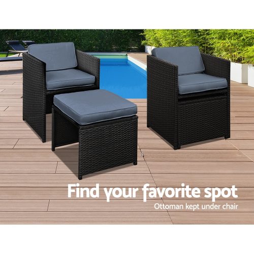 11-piece outdoor furniture set