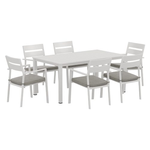 Aluminum table chairs set