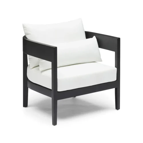 Avoca Outdoor Chair Black & White