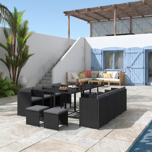 Bali outdoor furniture black