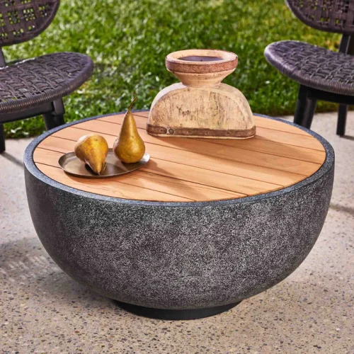 Black Outdoor Coffee Table