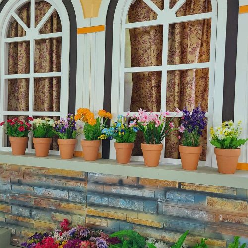 Clay ceramic planter