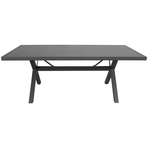 Dining Table Aluminium Frame Grey