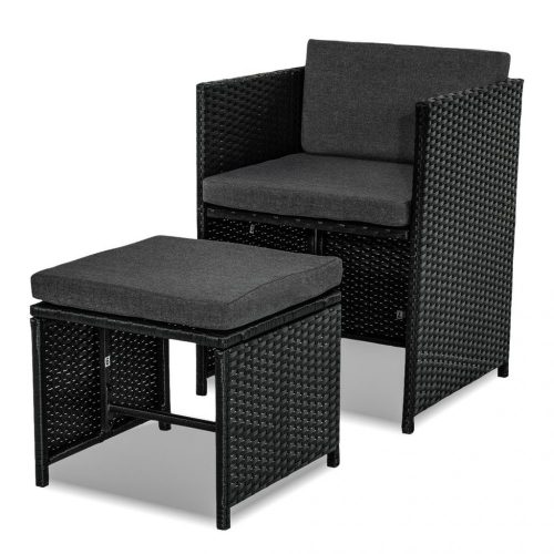 Durable Black Dining Set