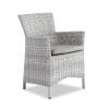 Marley Outdoor Dining Chair - White/Grey