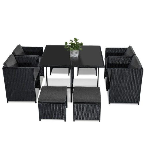 Horrocks Patio Set Black