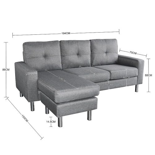 L-shaped sofa
