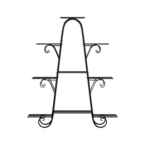 Metal plant shelf