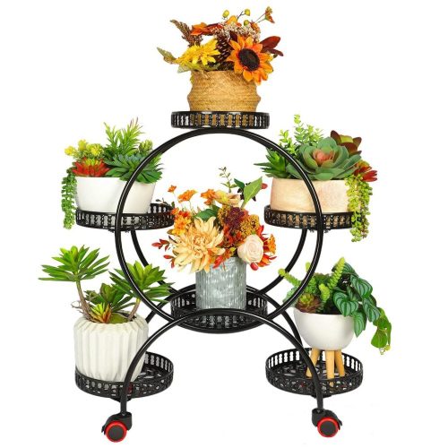 Movable plant shelf