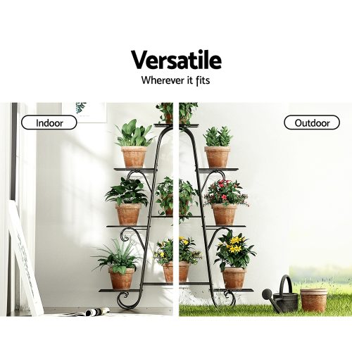 Outdoor plant shelf