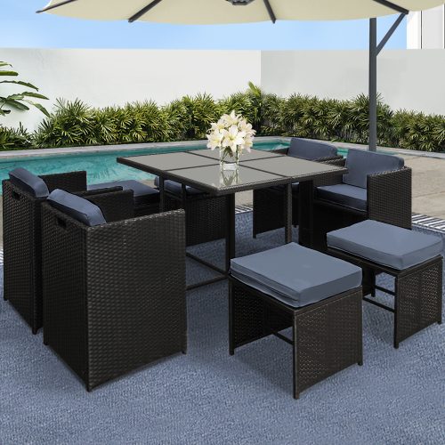 Patio Dining Set 9 Piece