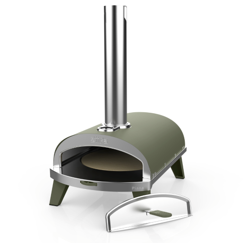 Rotating stone pizza oven