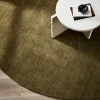 Sandringham Moss Round Floor Rug