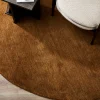 Sandringham Pecan Round Floor Rug