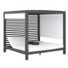Santorini Double Daybed Villa – Asteroid Black (Charcoal)