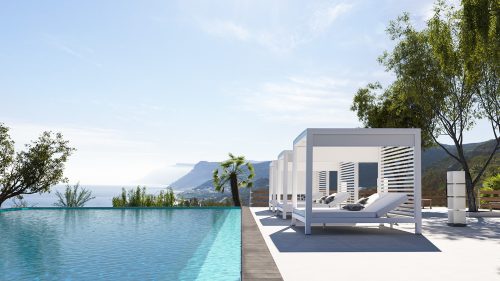 Santorini Double Daybed Villa