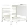 Santorini Double Daybed Villa – Pearl White