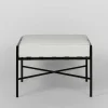 Sheffield Iron Ottoman -Outdoor