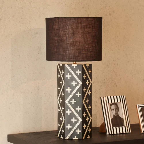 Unique inlay lamp design