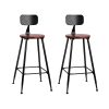 Artiss 2x Bar Stools Vintage Metal Chairs