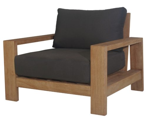 Weather-resistant armchair