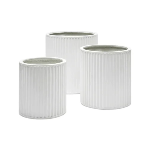 White Ceramic Planter
