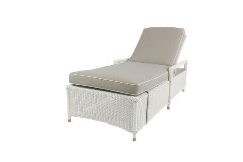 White Sun Lounger