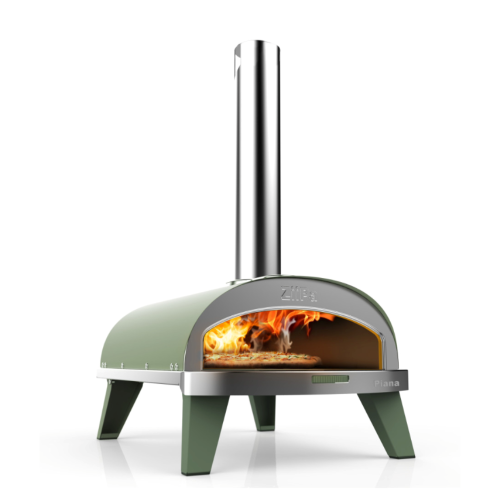 Wood pellet pizza oven