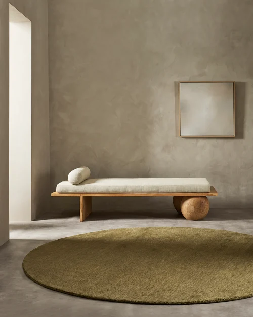 circular rug