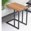 Cube Outdoor Side Table - Charcoal