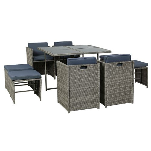 grey patio dining set