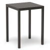 Halki Table - Outdoor - High Bar - Matt Charcoal 77 x 77cm