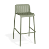 Roku Outdoor Bar Stool in Matt Eucalyptus Green
