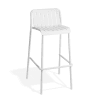 Roku Outdoor Bar Stool in Matt White