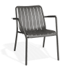 Roku Outdoor Lounge Chair in Matt Charcoal