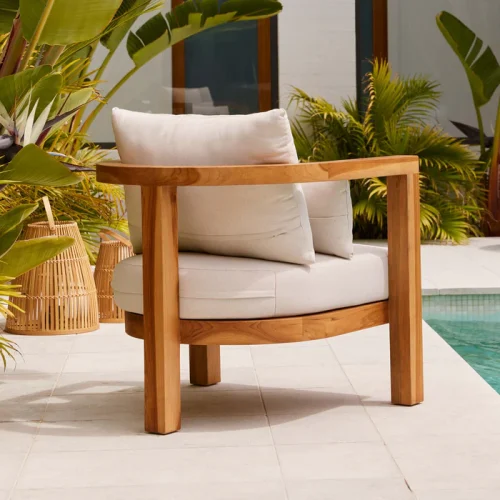 sand color chair