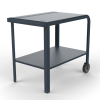 ZiiPa Vallone Garden Trolley with Shelf – Slate/Ardoise
