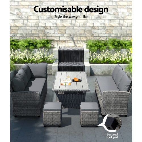 wicker outdoor furniture