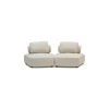 Dune Outdoor Modular Sofa Natural 2 Seat