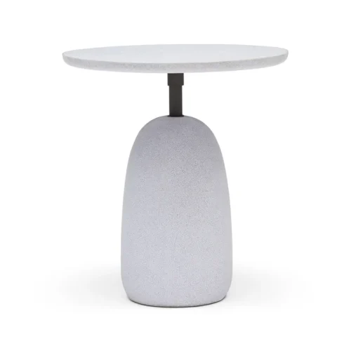 Kellan Outdoor Side Table White