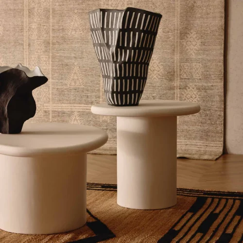 Luxury patio side table