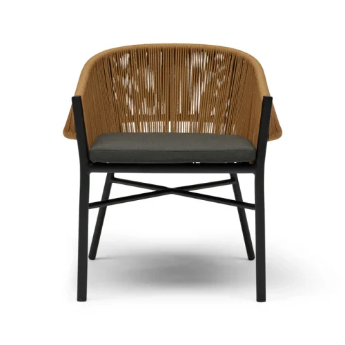 Outdoor chairs with armrests