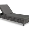 Siano Sun Lounge - Outdoor - Charcoal - Dark Grey Cushion