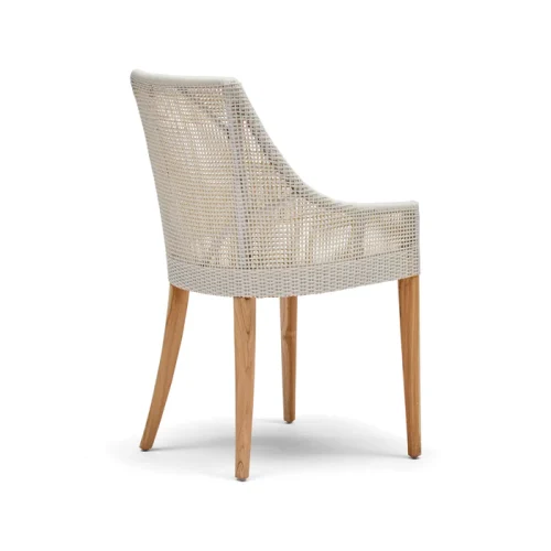 White Patio Dining Chair