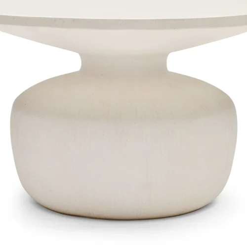 White outdoor coffee table