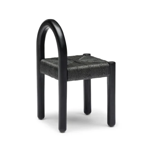 Wicker chair black