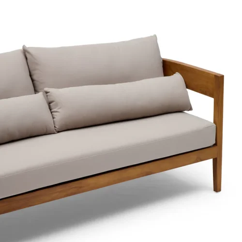 Wooden frame sofa