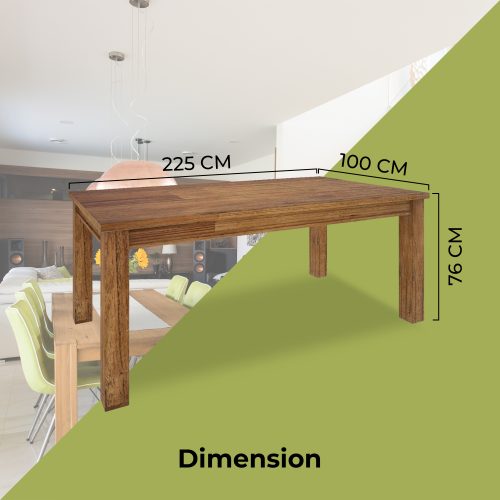 225cm dining table