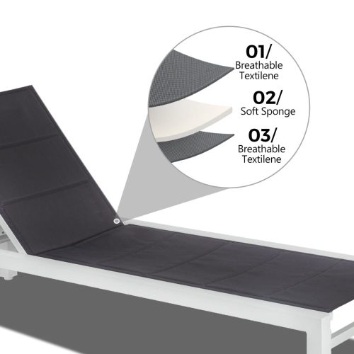 Aluminium Adjustable Lounge