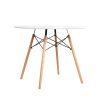 Artiss Dining Table Round White 4 Seater 90CM
